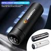 500ml Portable Car Smart Thermos Mug Insulation Cup with Temperature Display For Abarth Punto 124 125 500 Fiat Viaggio Accessory