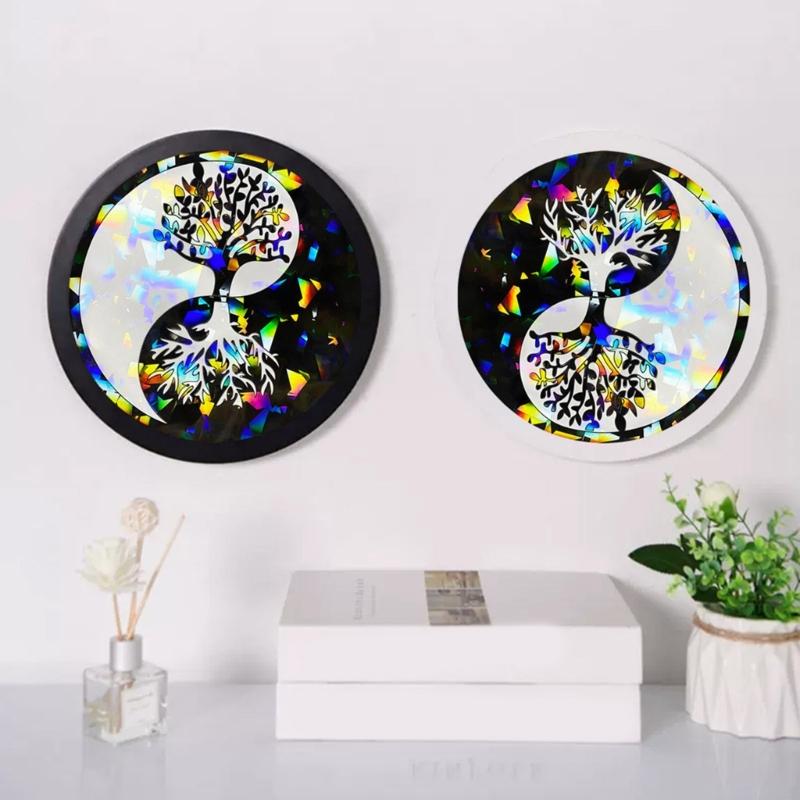 Diy Light and Shadow  Ornament Silicone Mold Scented Gypsum Ornaments Drop Glue Resin Mold for Decoration