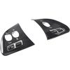 For Jaguar XF XJ 2010- aluminum alloy Black Button Stickers Car Accessories Interior AC Gear Switch Repair Decals