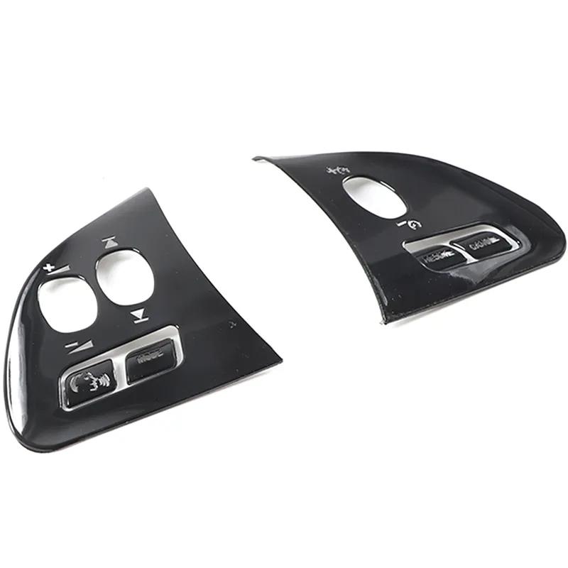 For Jaguar XF XJ 2010- aluminum alloy Black Button Stickers Car Accessories Interior AC Gear Switch Repair Decals