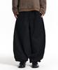 Gicheol Belted Volume Fit Cotton Pants (Black)