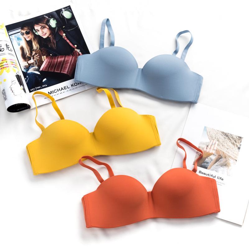 Marshmallow Strapless Non-Slip Seamless Wireless Bra for Women