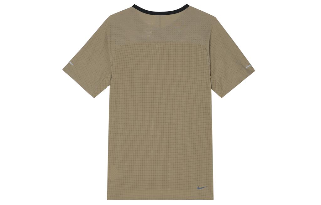 Nike T Shirts Men's Khaki Crew Neck Moderate Straight Fit DV9306-247