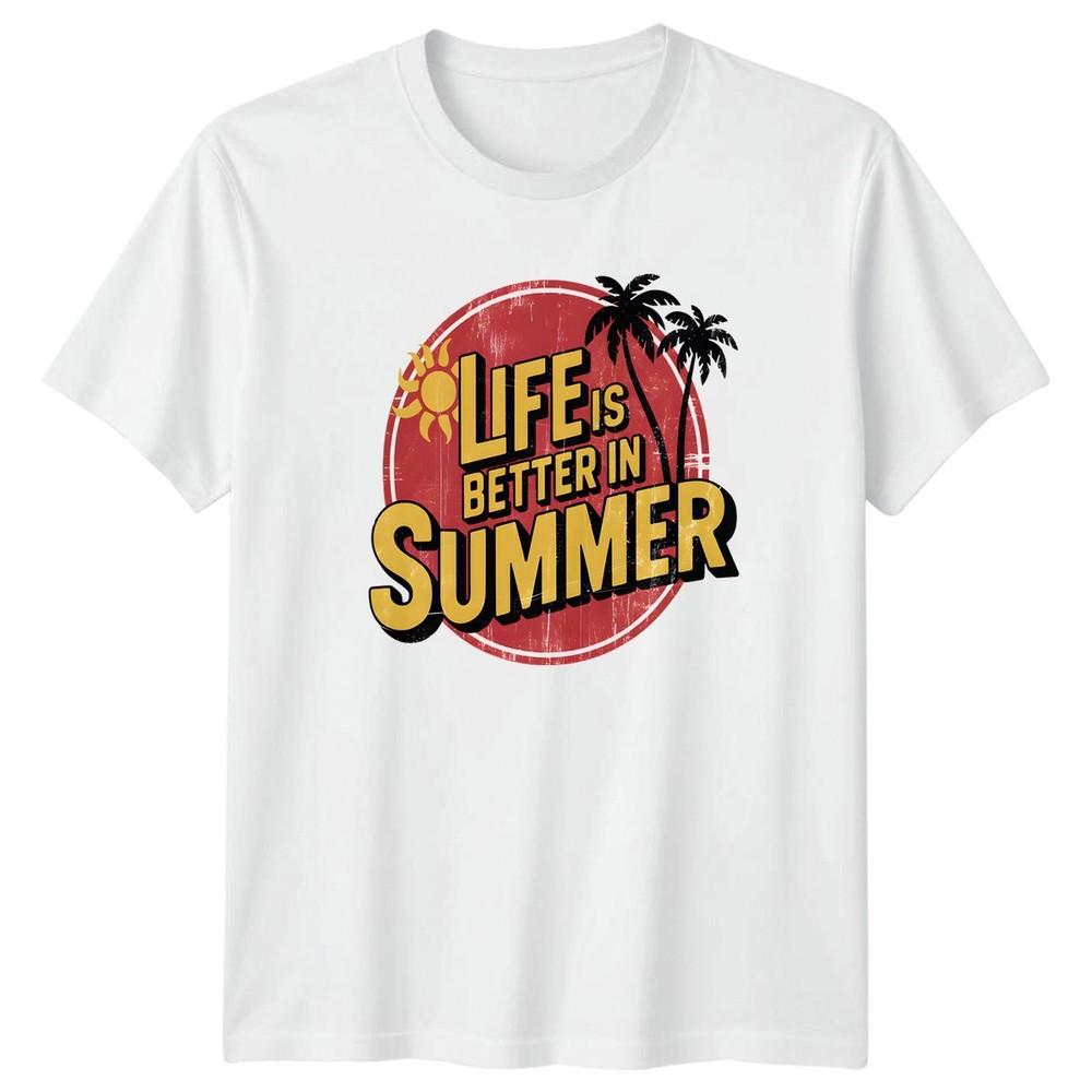 Life Is Better In Summer TShirt Vacation Gift For Him And Her S