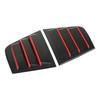 1 Pair Car Side Window Louver ABS Air Vent Scoop Shades Cover Blind Replacement for Dodge Charger 2015‑2022