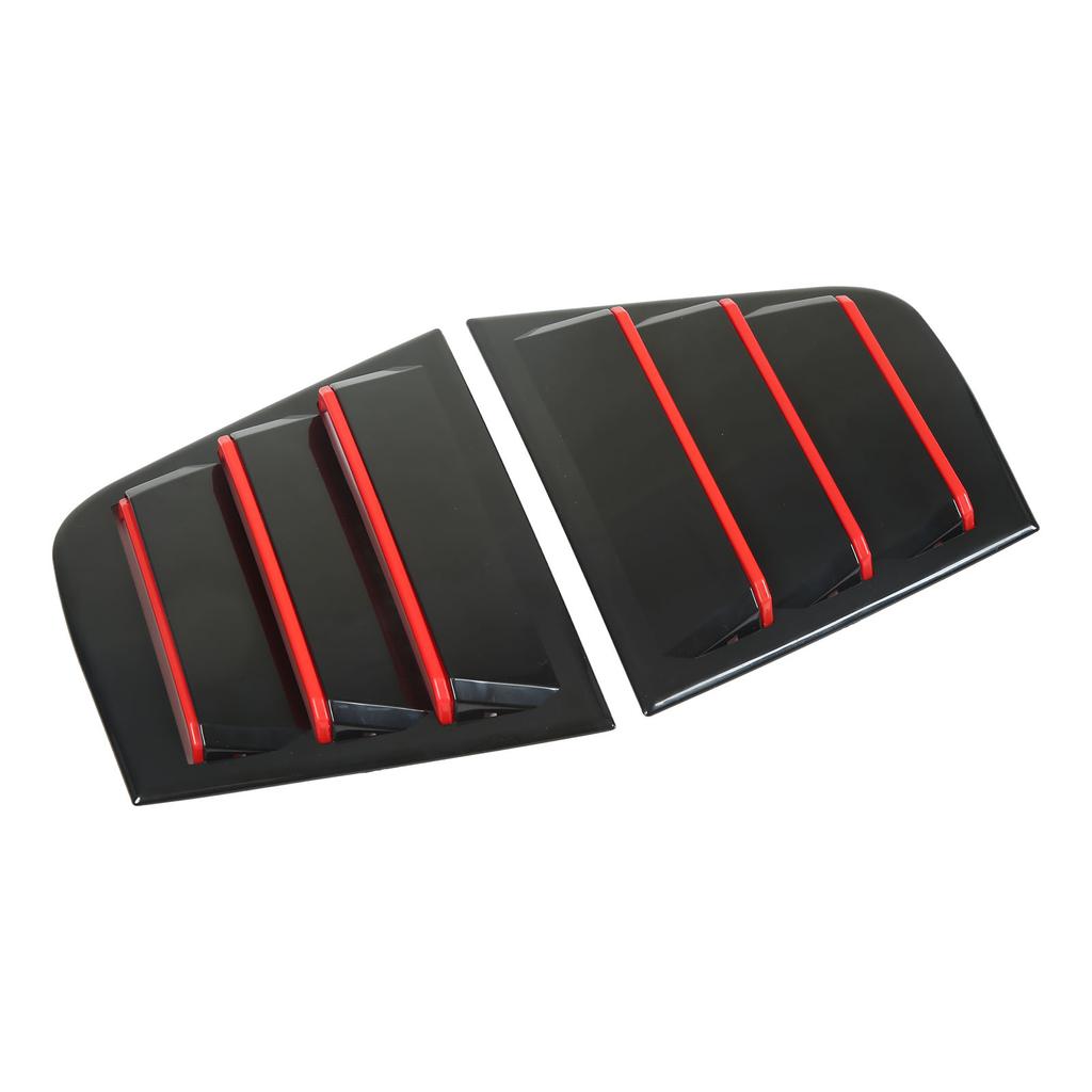 1 Pair Car Side Window Louver ABS Air Vent Scoop Shades Cover Blind Replacement for Dodge Charger 2015‑2022