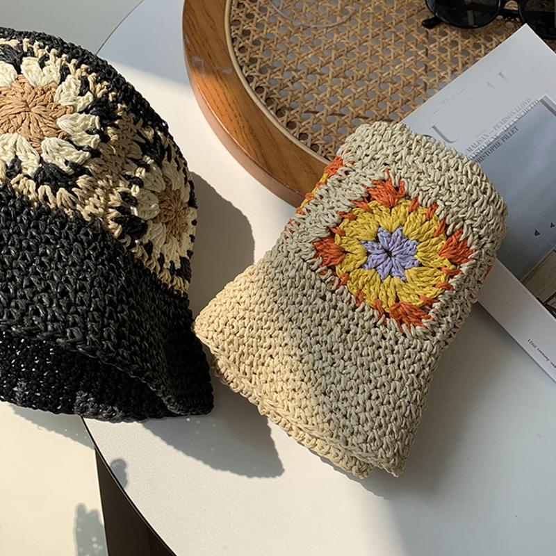 Summer Women Hats Wide Brim Sunscreen Fisherman Hat Supplies Lovely Bucket Hat
