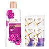 LUX Peony Scent Anti-Itch Moisturizing Body Care Set