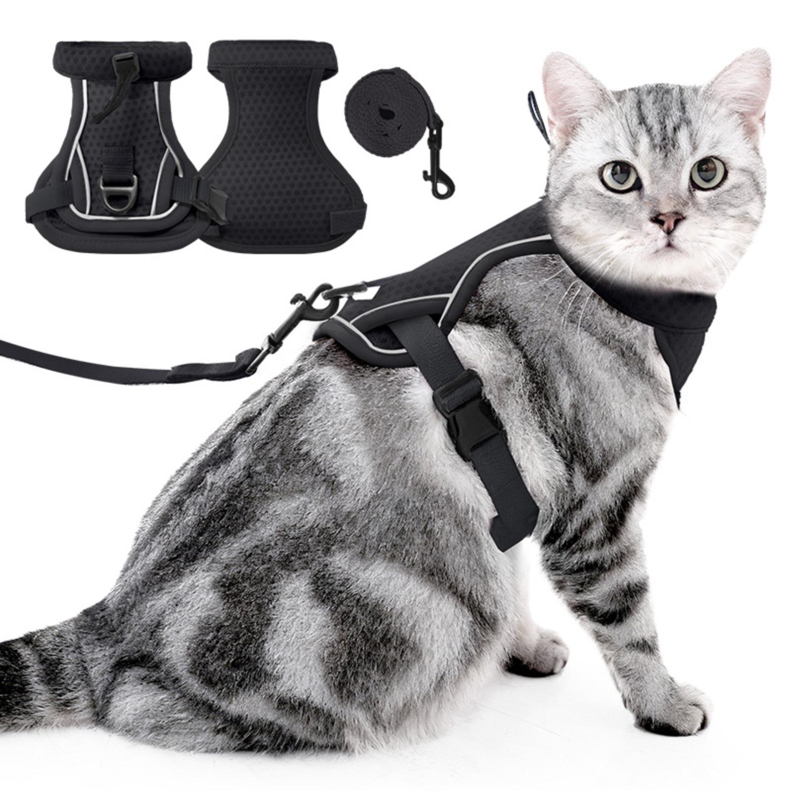 

Pet Leash With Adjustable Traction Rope For Outdoor Use L чёрный