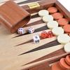 Holz-Backgammon-Set mit faltbarem Design