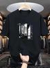 Latest Style Unisexs Slim Breathable Sports Casual Printed TShirt Fit for Travel Hikes Campus Classes Casual Use