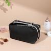 Large Capacity Makeup Bag Fashion Portable Travel Storage Cosmetic Cases Zipper Solid Color High-Value Handheld