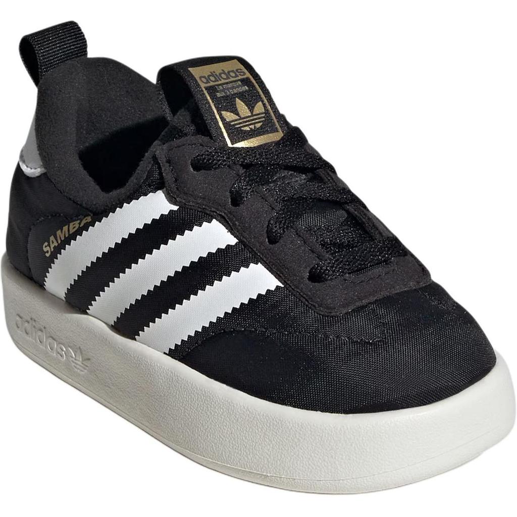 Adidas Originals Samba Home Shoes Casual Comfortable Non-Slip Durable Low-Top Walking Shoes Baby Shoes Black IE6537