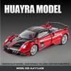Simulation 1/32 Pagani Huayra BC Alloy Car Model with Light and Sound Collection Miniature Voiture Toy Vehicle Gift Children Boy