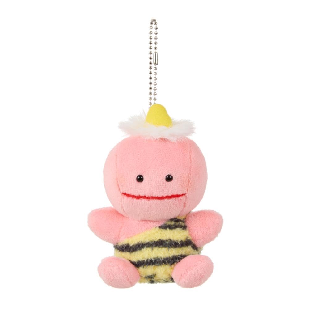 Sekiguchi Pikapon Plush Mascot Keychain, Kids, Pink, One Size