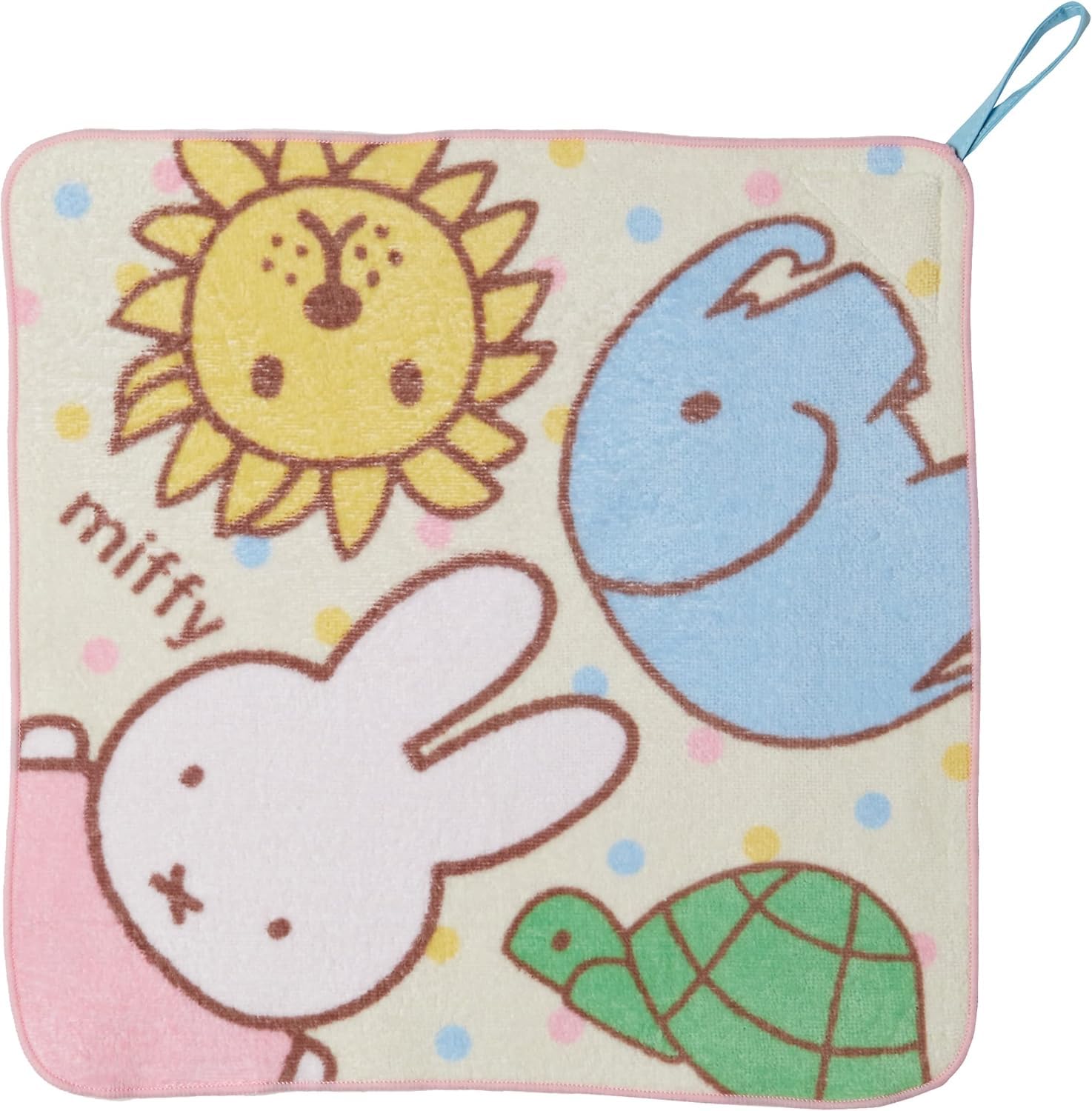 

Marushin Loop All Be Miffy for Nursery and Preschool Entrance Perfect for Hand and Product 5835031000 Towel, Miffy, Let s Happy Rabbit,