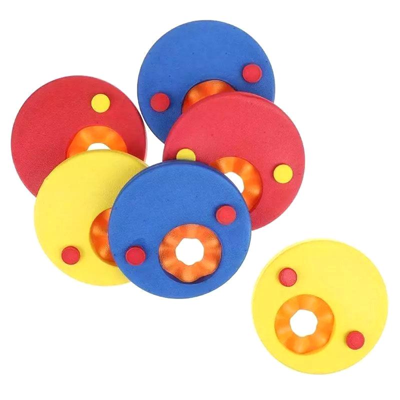6Pcs/Set Swimming Arm Float Discs Eva Foam Floating Sleeves Inflatable Float Baby Swimming Exercises Circles Rings