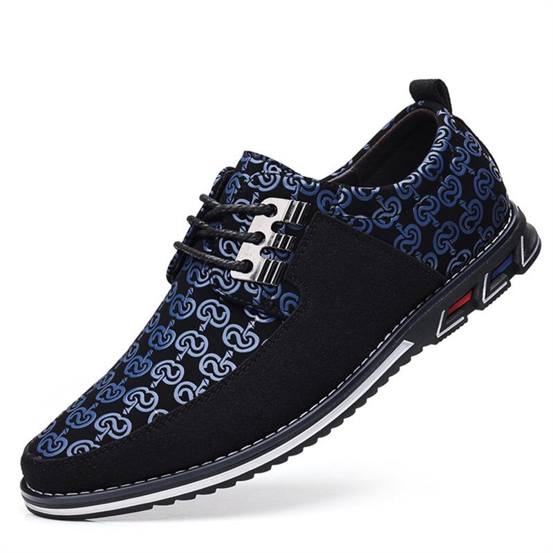 SHEIN TEMU Men s Trendy Casual Leather Lace-up Shoes, Large Size, In Stock 47