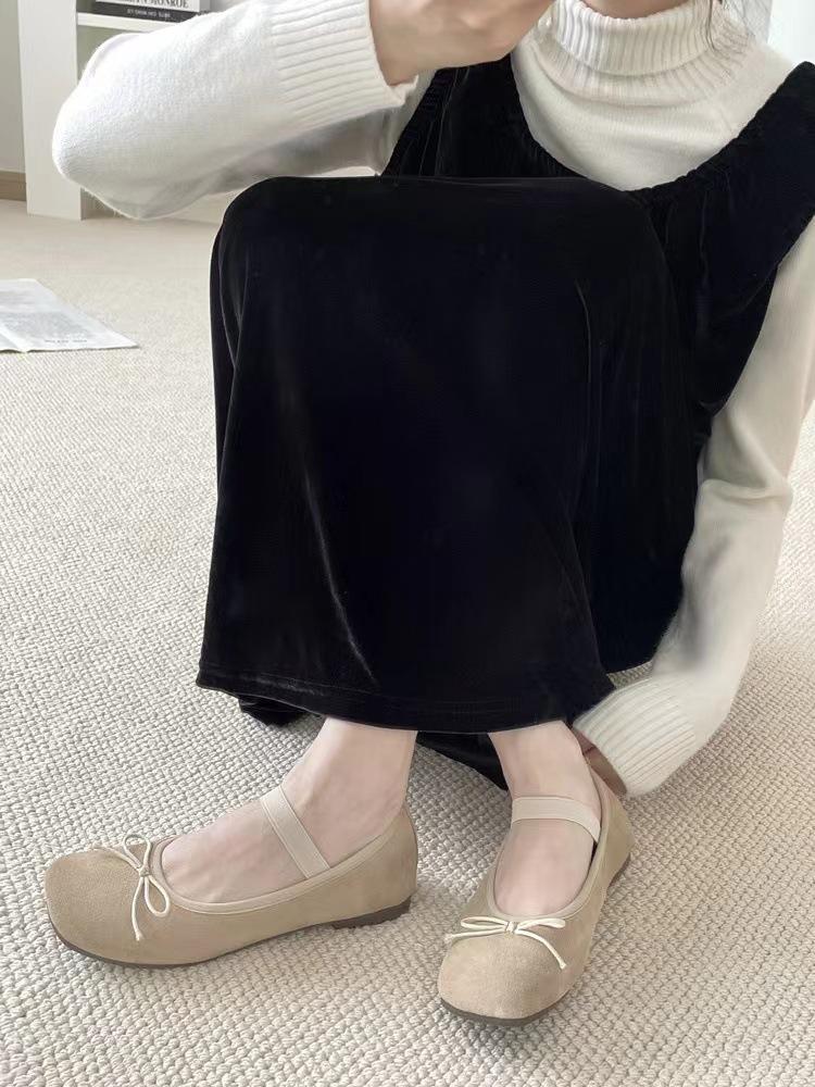 Кожаные ретро плоские одинарные туфли Модные одинарные туфли 35 абрикосовый 3294₽