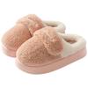 Cotton Slippers Autumn and Winter 2025 New Indoor Home Non-slip Plush Warm-soled Maternity Cotton Shoes