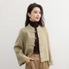 Women's Short Double-Faced Cashmere Coat with Frog Buttons – Autumn/Winter Collection