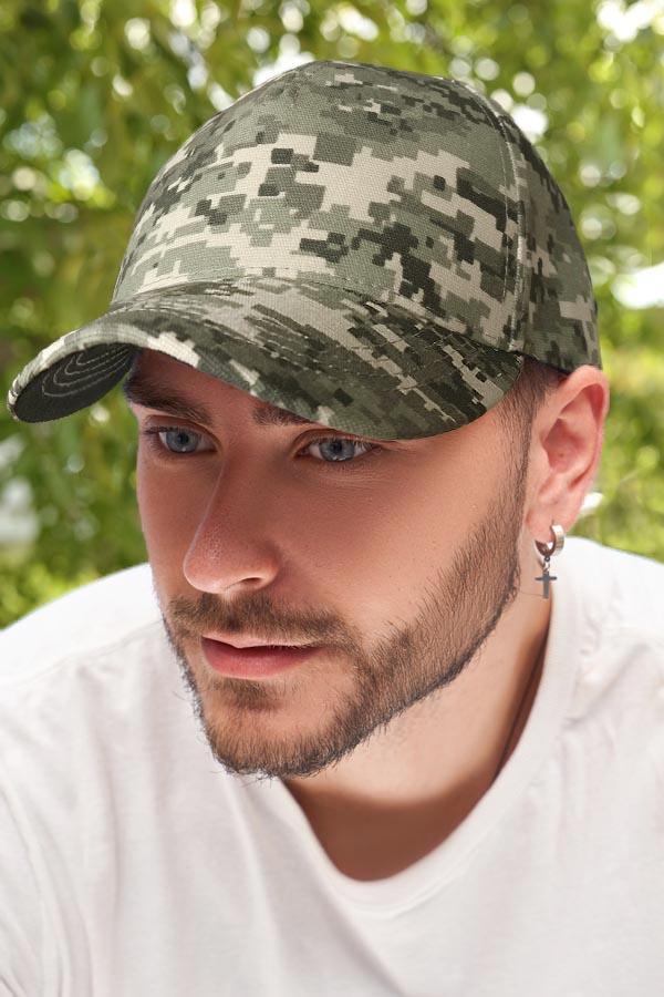 

П ятиклінна камуфляжна бейсболка Braxton піксель 56-60 56-60