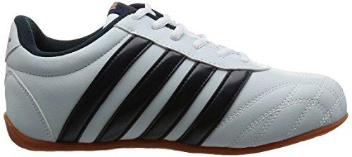 Tartex AZ51603 Safety Shoes/Work Shoes (4 Stripes), Steel Toe Cap, 3E, White/Navy, Size 27.0 cm