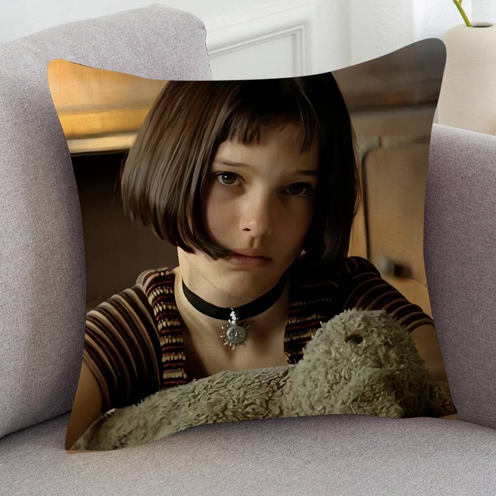 Movie Leon The Professional Cute Cartoon L Game Cushion Cover Pillowcase Upholstery Sofa Throw Pillow Home Decor Pillowcas