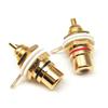 10Pcs RCA Female Socket Connector Chassis Panel Mount Adapter Audio Terminal Plug Speaker Amplifier Jack Connector for DIY Wire