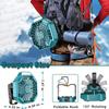 Newest Ceiling Fan with LED Light Fit For Makita 14.4V 18V Lithium Battery