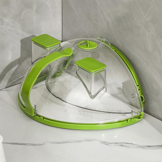 Mikrovlnný kryt na jedlo s naparovačom vody, ochranou proti striekaniu, integrovanou rukoväťou, priehľadnou ochranou proti striekaniu, mikrovlnným vekom na skladovanie jedla, ohrievanie, kuchynskými doplnkami