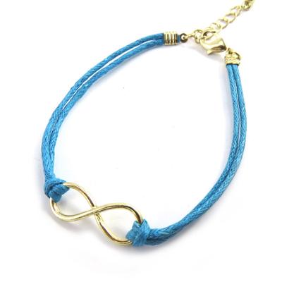 [M6169] - Türkises ethnisches 'Infinity'-Armband