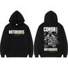Connor McGregor The Notorious Sudadera Estética de Violencia Ropa para Hombre Sudaderas Clásicas Góticas Sudadera con Capucha de Forro Polar Informal Oversize