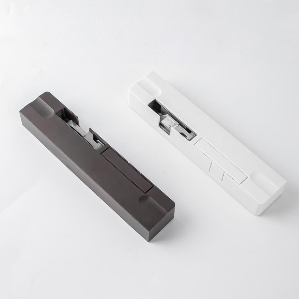 Portabla Justerbar Hastighet Aluminium Plast Pneumatik Dörrstängare med Snäpplatta Hemtillbehör för Smidig Drift