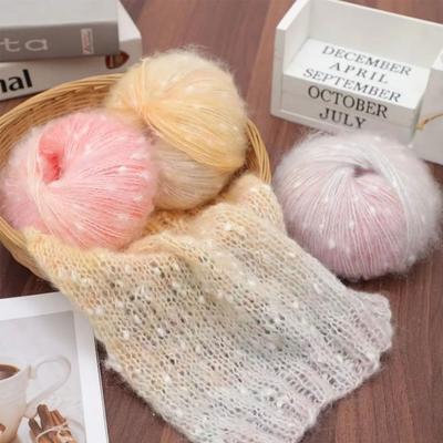 50g Fur Yarn Colorful Super Soft Mohair Yarn DIY Fluffy Crochet Yarn for Making Sweaters Shawls Blankets Handicrafts