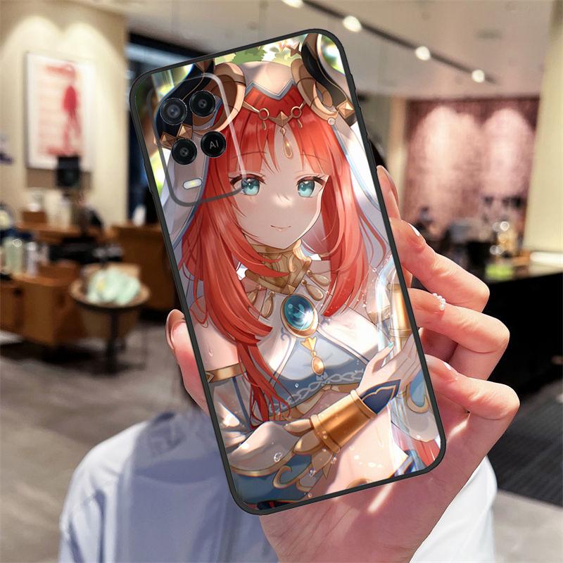 Genshin Impact Nilou Case For Oppo A78 A98 A79 A18 A38 A58 A40 A60 A80 A16 A76 A96 A15 A74 A94 A54 A17 A77 Cover