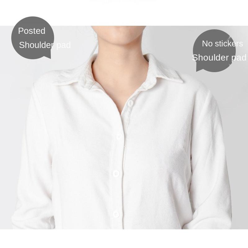 1 paar onzichtbare schouderpads afneembare ademende siliconen schouderpads antislip klevende kleverige pad voor vrouwen en mannen