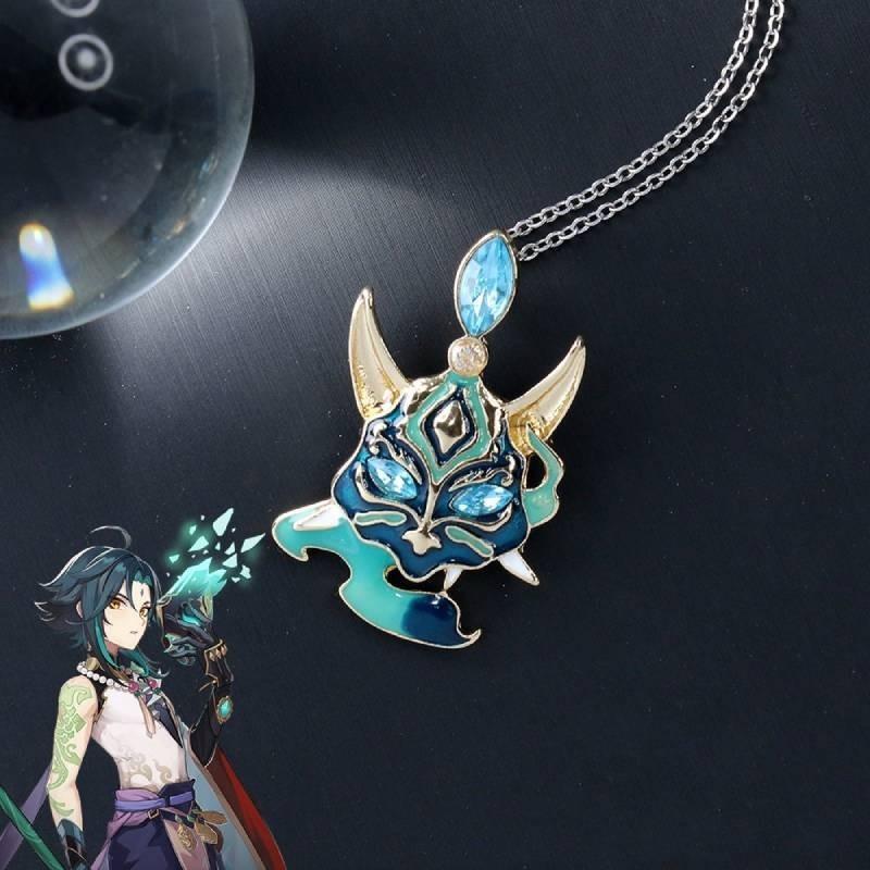 Game Impact Genshin Xiao Haracter Peripheral Necklace Pendant Colors In