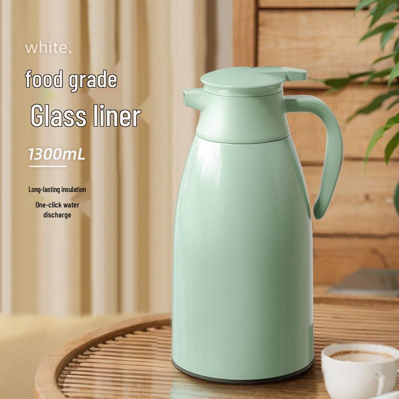 Smart Large Capacity Insulated Kettle & Thermos Flask 1300ml, Vacuum Liner