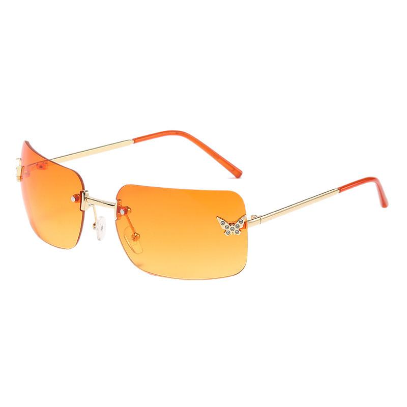 Y2k Fashion Square Eyewear With Uv400 Antireflective Coating For Travel And Outdoors