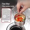 Maxcook 304 Stainless Steel Kitchen Sink Strainer and Sealing Lid Set