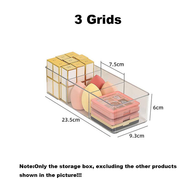 Stackable Acrylic Cosmetic Organizer Durable Makeup Brushes Lipstick Storage Box Desktop Organizer Clear Cosmetic Tools Storage