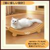 ideamall Cat Scratching Post Bed with Nail File, Wooden, 40*32*10cm