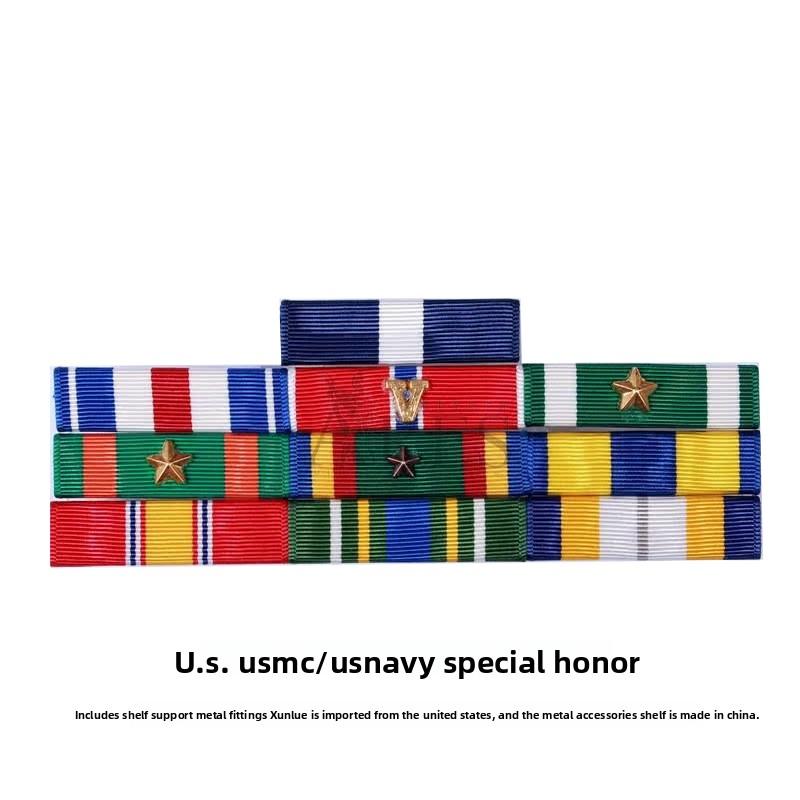 Film and Television Props, Uniform, Dress Accessories, Original Badge, Color Bar, Qualification Rack, Qualification Bar, Badge