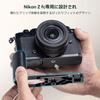 SMALLRIG Hand Grip for Z Fc, L-shaped Grip Holder for Nikon Z Fc Camera, Retro Style Side Handle with 1/4"-20 Threaded Hole, Cold Shoe, Quick Release