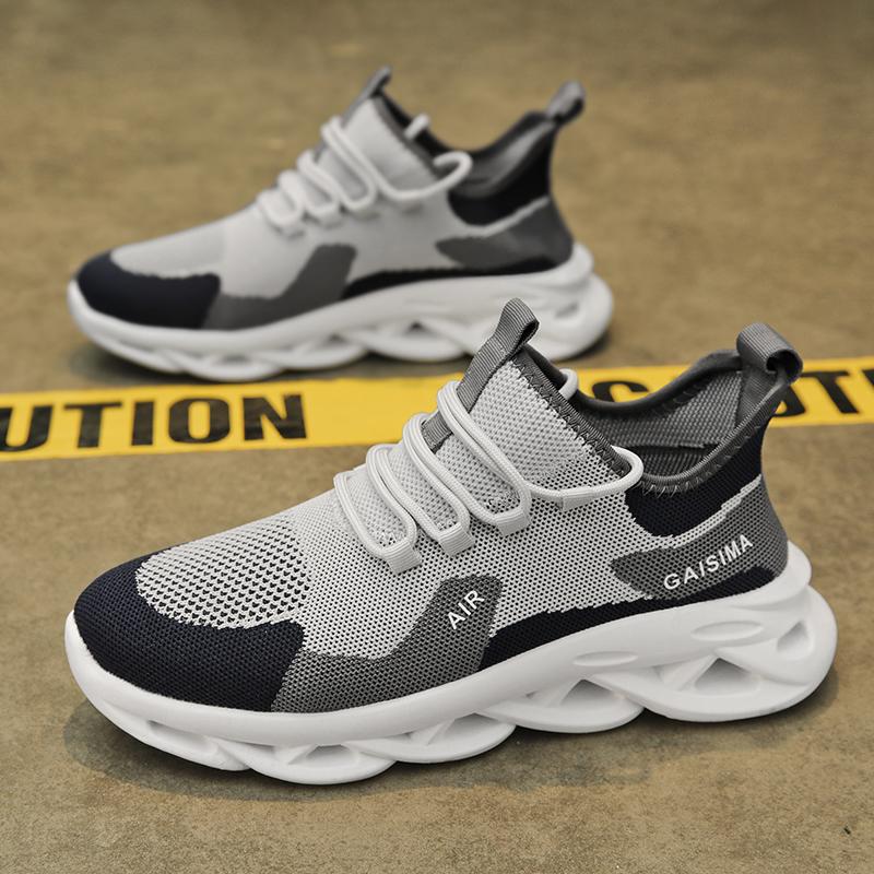 Four-season Woven Breathable Casual Sports Shoes for Men Size 39-4 39