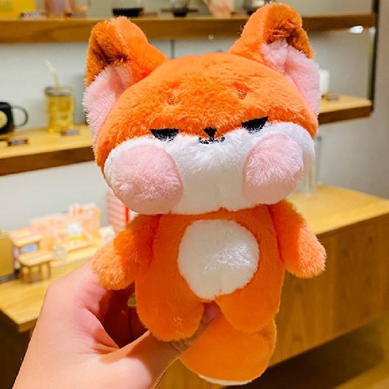 Creative Plush Fox Keychain For Lovers Adorable And Fluffy Car Charm For Gifts