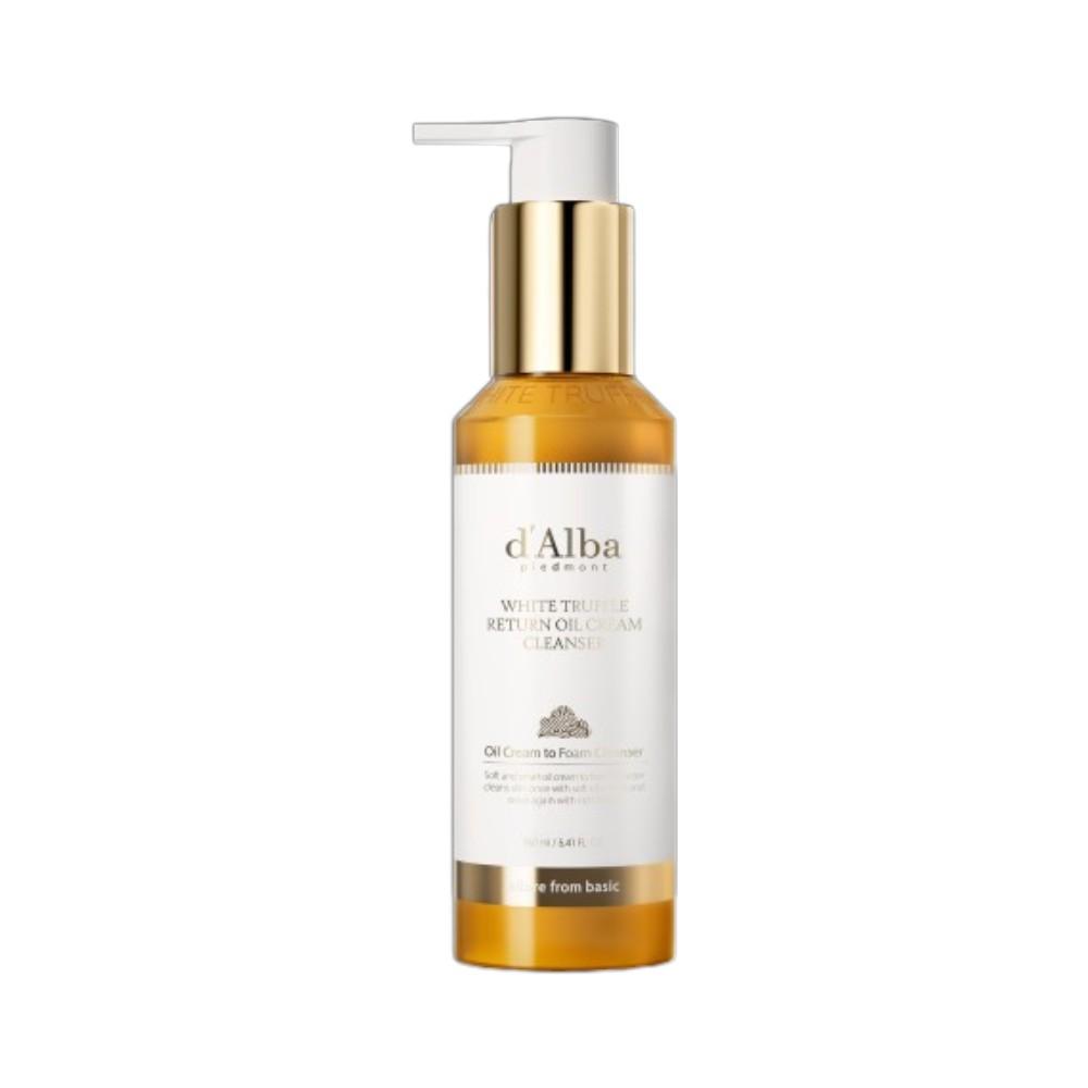 d'Alba Vegan Return Oil Cream Cleanser Deep Cleansing Makeup Melt 160ml Korean Skincare Sunscreen Remover
