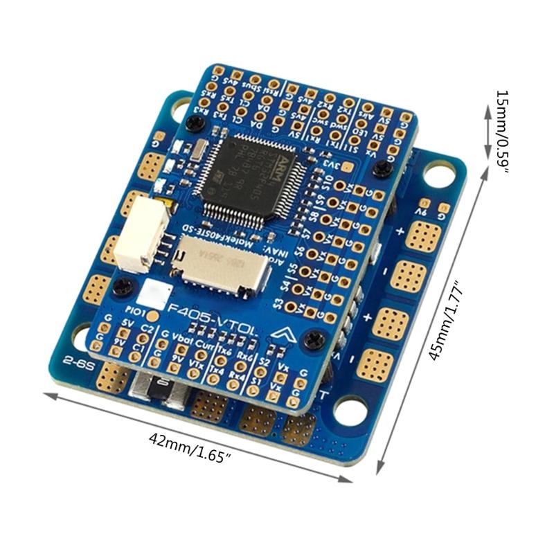 MATEK F405-VTOL Flight Controllers Module Board Build-in Black Box / OSD Support 2~6S  Performances