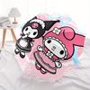 1pc My Melody and Kuromi Dress-Up Umbrella with Plastic Handle,Suitable for All Seasons Home Travel Outdoor UmbrellaSanlio556